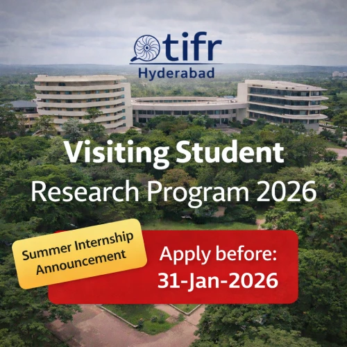 TIFR VSRP 2026 Summer Internship