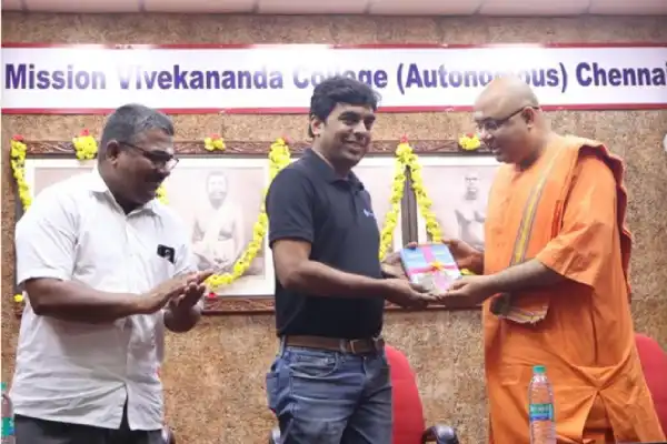 Seminar by Ajay Zener at The Ramakrishna Mission Vivekananda College - Madras University
