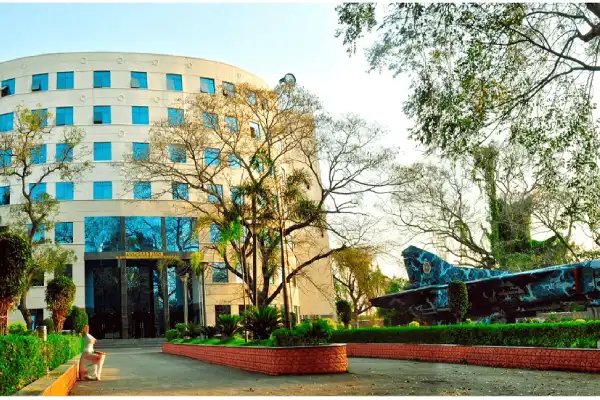 HITS Chennai campus featuring academic and sports infrastructure for students