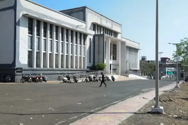 Wide campus view of Dr. Harisingh Gour University with greenery and academic infrastructure.