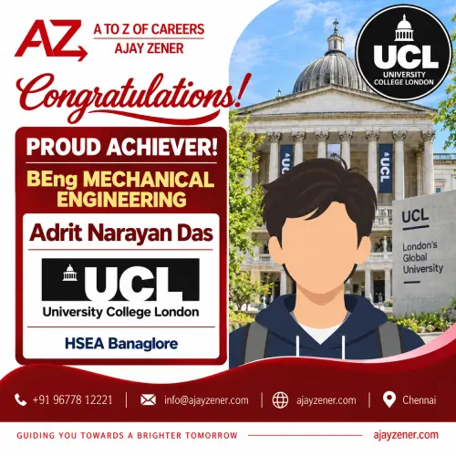 Adrit — BSc Mechanical Engineering at University College London (UCL)