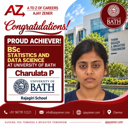 Charu — Bachelors at the University of Bath, UK
