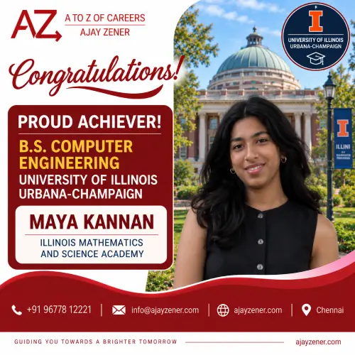 Maya Kannan — Ajay Zener student success