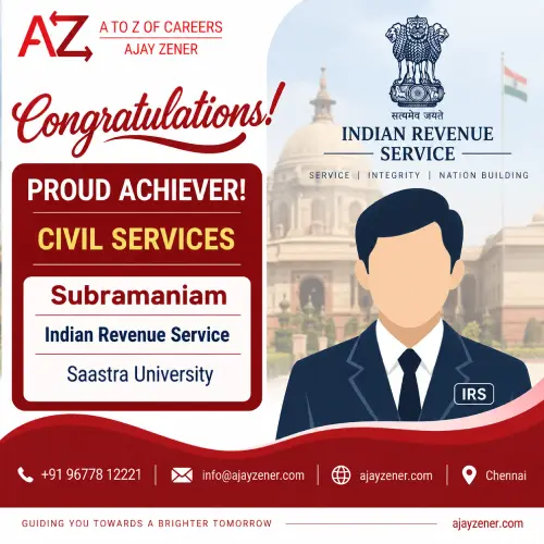Subramaniyan — Ajay Zener student success