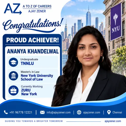 Ananya Khandelwal, LLM from New York University School of Law