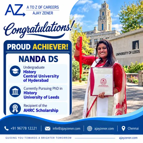 Nanda DS, PhD in History at the University of Leeds, AHRC Scholarship recipient